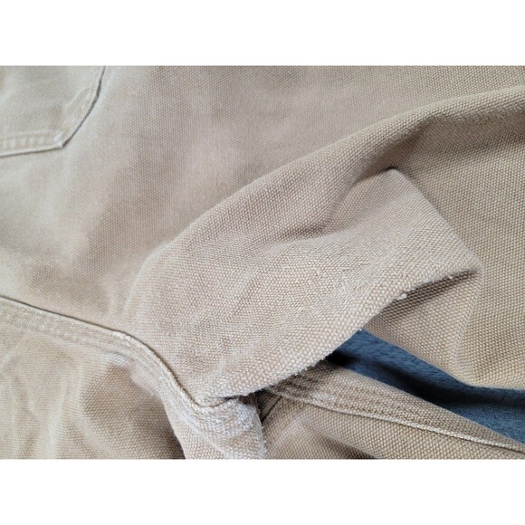 Duluth Trading Shorts Mens 48 Khaki Cargo Canvas Work Utility Pockets Heavy Duty - Picture 10 of 11